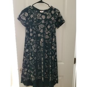 Lularoe green and silver dress
